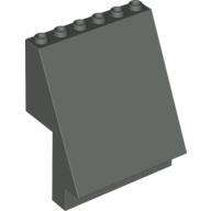 Lego panel 4x6x6 zkosený, tmavě šedá (4114342)